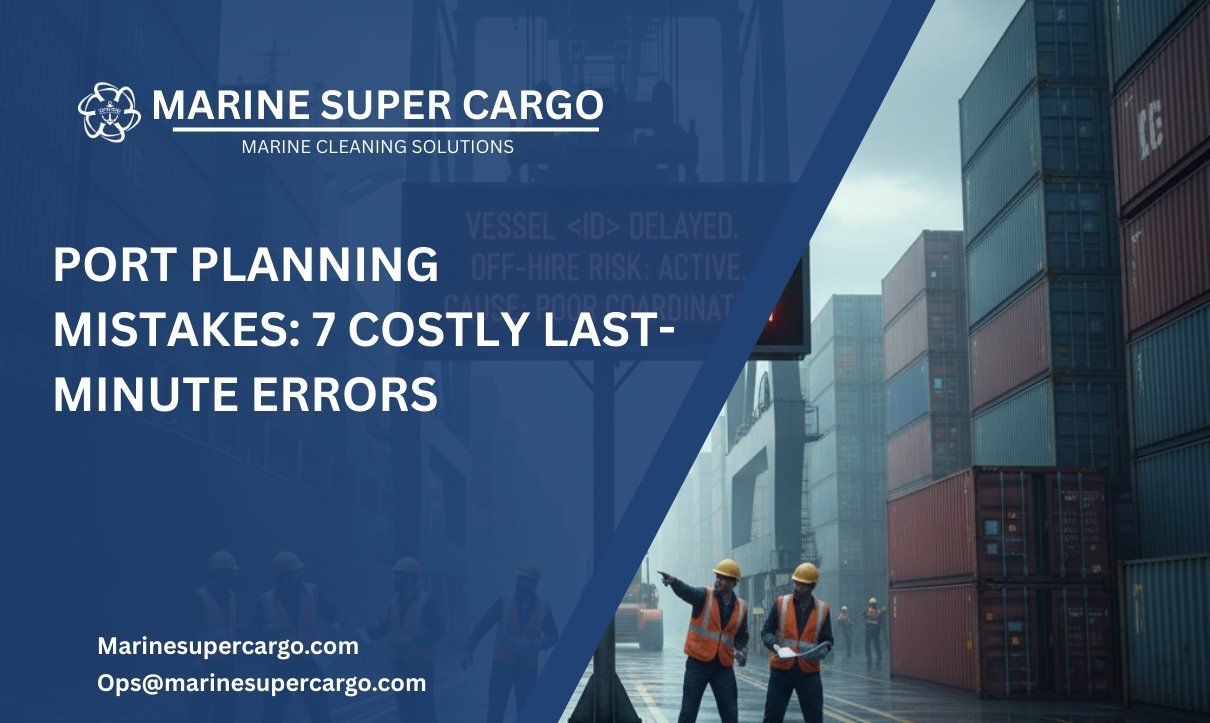Port Planning Mistakes causing costly delays