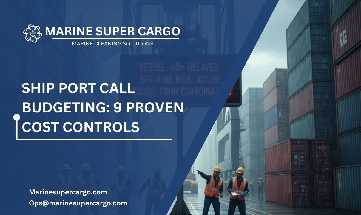Ship Port Call Budgeting cost control steps